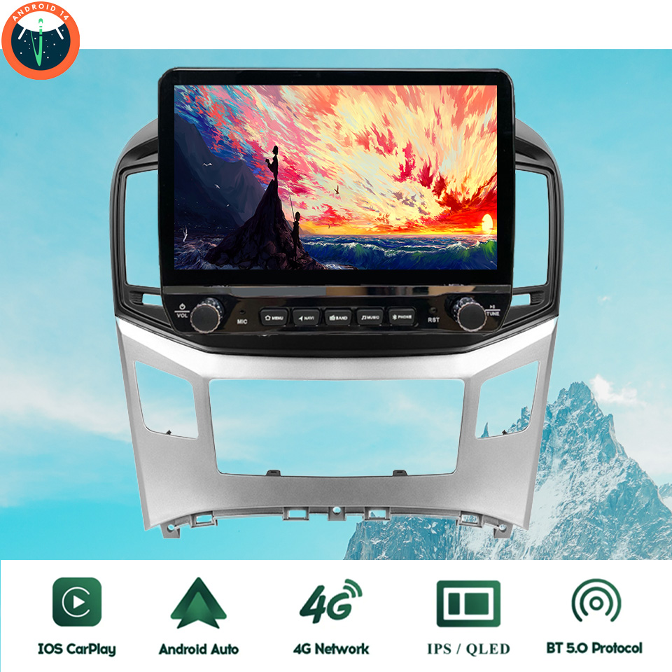Tablet Danish Mobile & Accessories - 2Din Android 14搭載カーステレオマルチメディアPCタブレット Hyundai H1 Starex