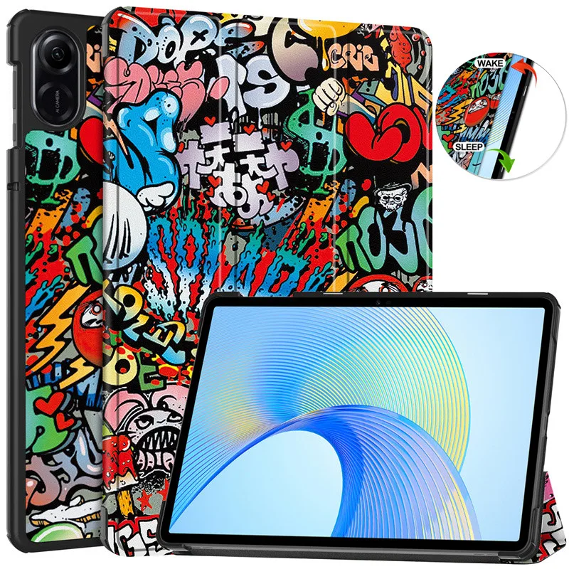 Honor Tablet X9 Accessories - Honor,パッド,x9,x8 pro,x9,11.5インチ,pc,2023用の硬質プラスチック製合成皮革ケース