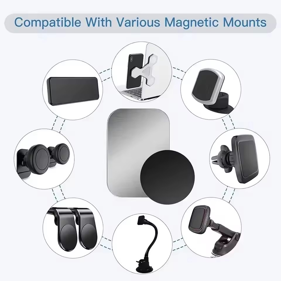5/10 個磁気金属プレートディスク自動車電話ホルダーステッ - Tablet Accessories For Car のレビューと価格
