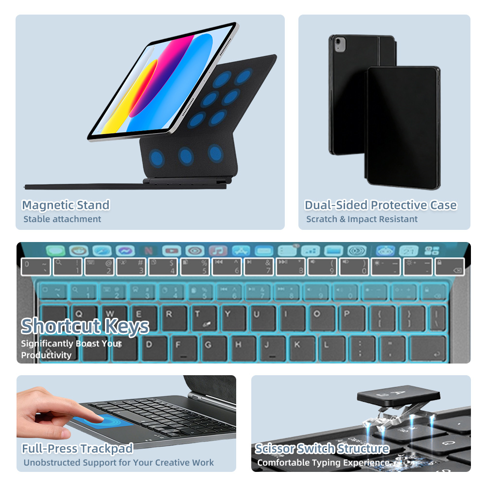 2026年版 iPad 10 第11世代用 Bluetoot - Tablet Accessories Case のレビューと価格