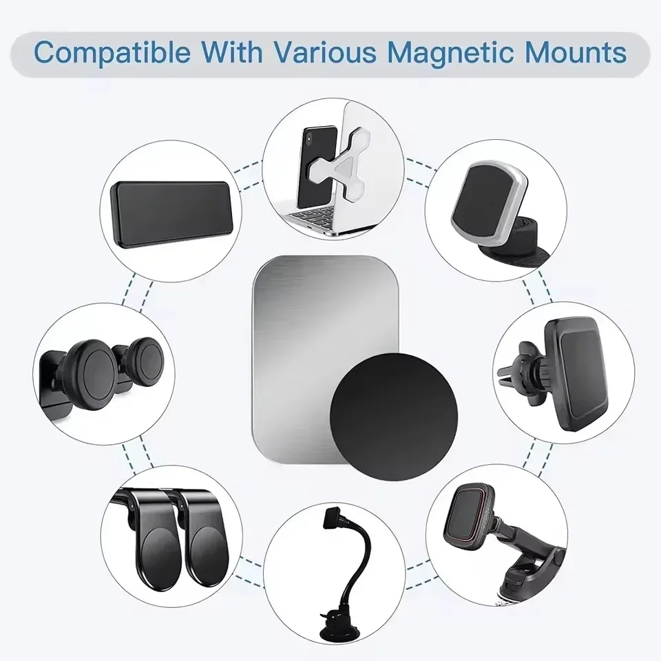 5/10個入り 磁気金属プレートディスク 車載電話ホルダース - Tablet Accessories For Car のレビューと価格