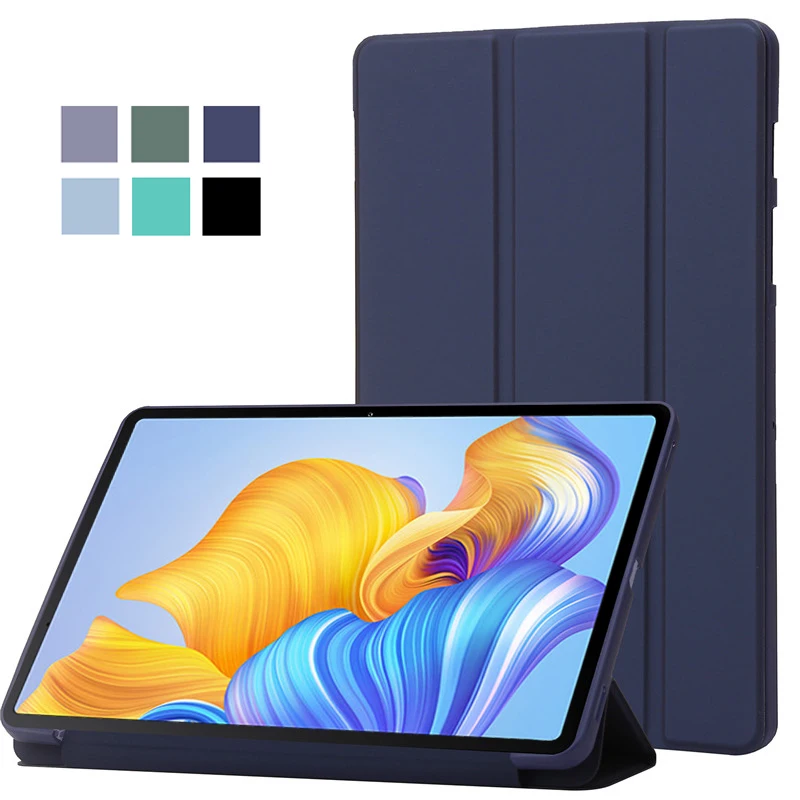 高級ビジネスフラップレザータブレットケース、3つ折りPUスキ - Honor Tablet X9 Accessories のレビューと価格