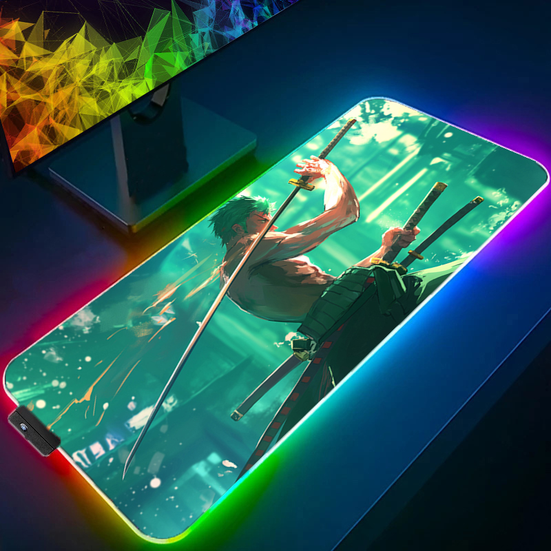 ワンピースゾロマウスパッド RGB ゲームアクセサリー Ga - Tablet Gaming Accessories のレビューと価格