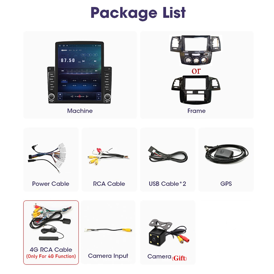 Autoradio DVD カセットトヨタフォーチュナーハイ - Tablet Danish Mobile & Accessories のレビューと価格