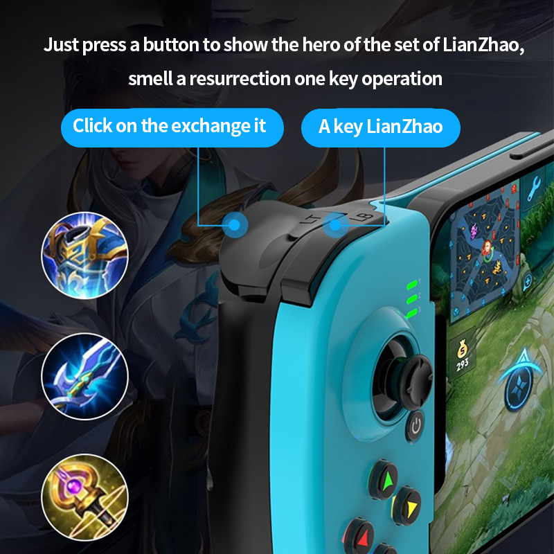 D3ワイヤレスBluetooth伸縮式ゲームパッド、Andr - Android Tablet Gaming Accessories のレビューと価格
