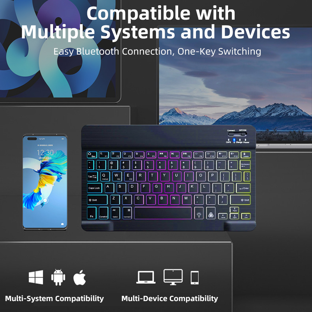 2026 バックライト付き Bluetooth キーボード  - Android Tablet Gaming Accessories のレビューと価格