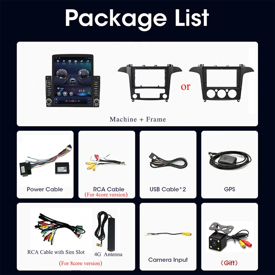 アンドロイド 14 8 グラム + 128 グラムカーラジオ - Tablet Danish Mobile & Accessories のレビューと価格