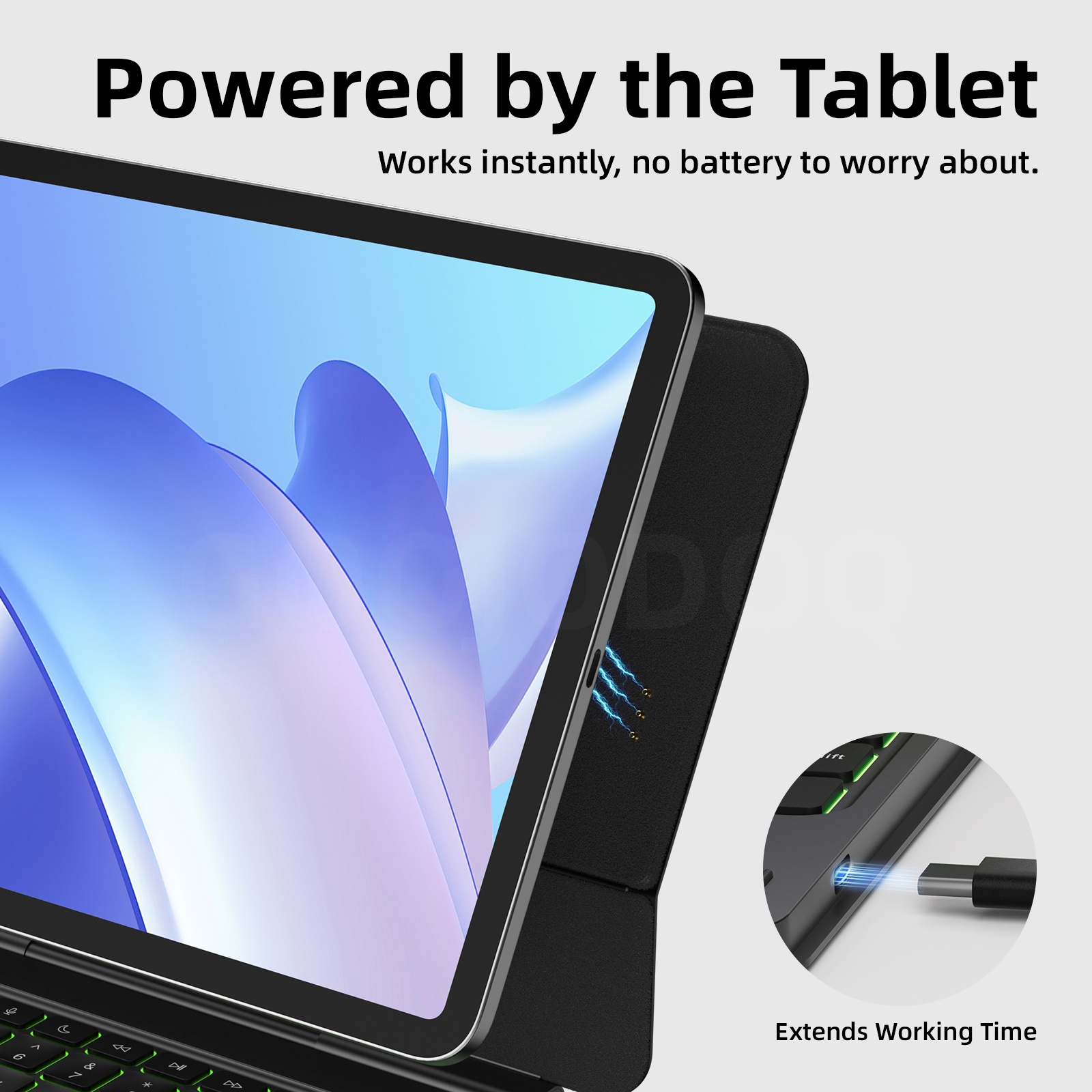 GOOJODOQ スマートポゴピンマジックキーボードケース  - Tablet Accessories Choice Store のレビューと価格